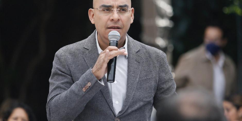 El vocero nacional del PAN, Marcos Aguilar.