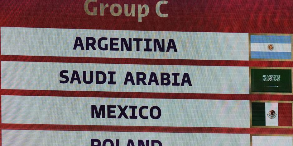 El Grupo C del Mundial Qatar 2022 quedó conformado por Argentina, Arabia Saudita, México y Polonia.