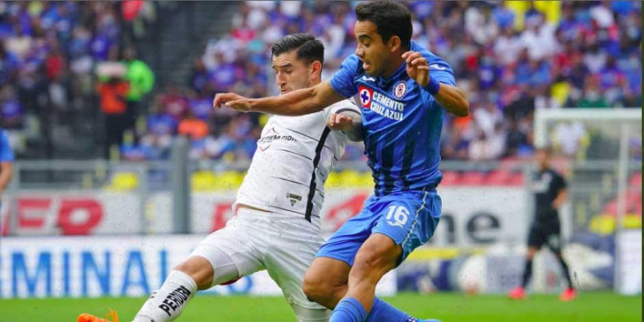 Cruz Azul se enfrentó al Atlas en el Estadio Azteca en la Jornada 12 de la Liga MX.
