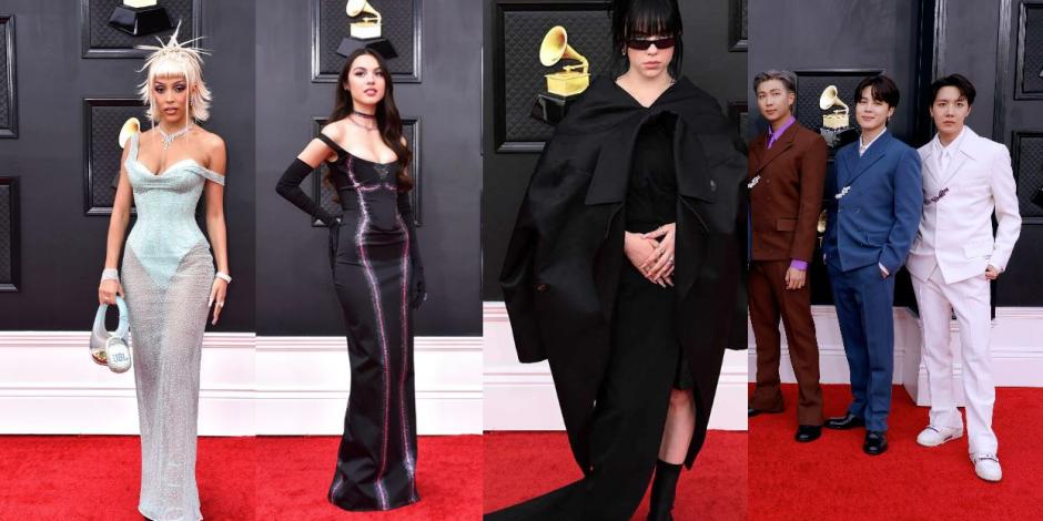 Estos son los mejores looks de los Grammy 2022