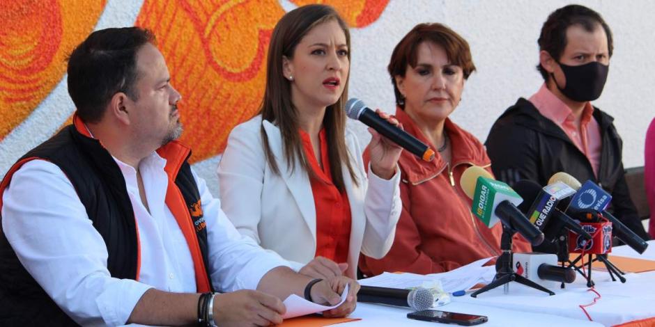 La candidata de Movimiento Ciudadano a la gubernatura de Aguascalientes, Anayeli Muñoz, acusó a Tere Jiménez, abanderada de la coalición “Va por Aguascalientes”-