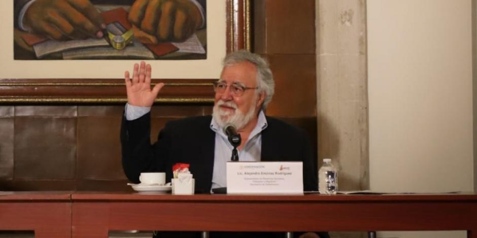 Alejandro Encinas, subsecretario de Derechos Humanos, Población y Migración de la Secretaría de Gobernación.