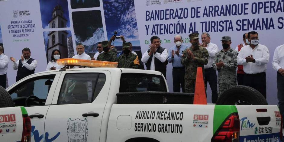 Autoridades detallaron que el Operativo de Semana Santa 2022 busca dar atención, información, orientación y seguridad a las familias que visiten Tamaulipas.