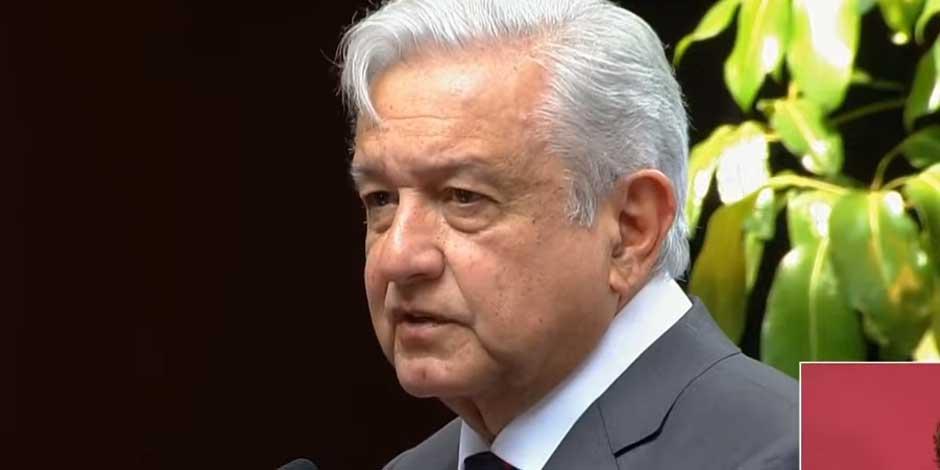 El Presidente, Andrés Manuel López Obrador, rindió su primer informe trimestral de 2022