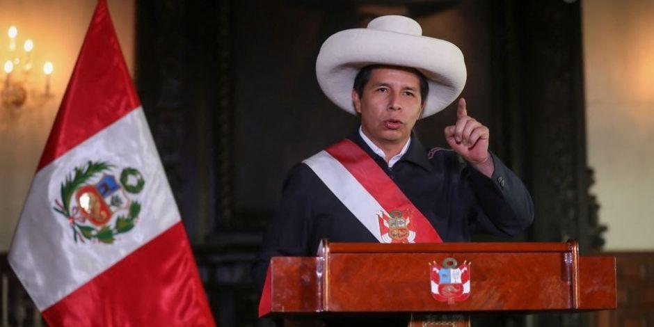 Pedro Castillo, ahora expresidente de Perú.