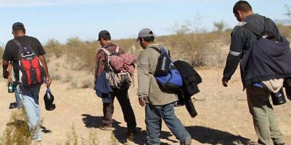 Migrantes que pasan por México en su intento de llegar a Estados Unidos..