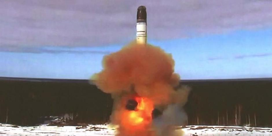 La prueba del misil ruso se realizó este miércoles 20 de abril 2022.