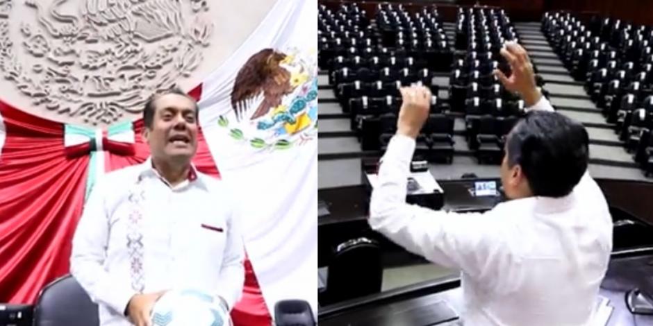 Gutiérrez Luna responde a críticas por "cascarita" en San Lázaro: Quieren golpear políticamente, afirma