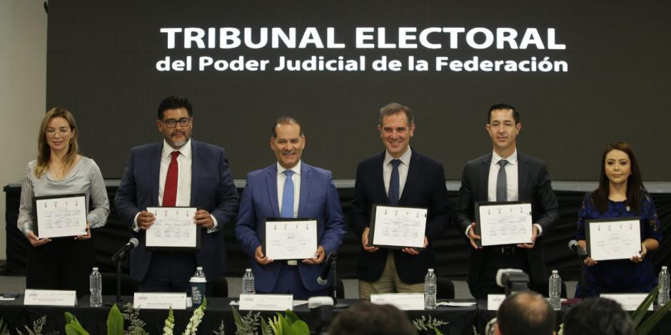 Autoridades firman en Aguascalientes último acuerdo para garantizar integridad de las elecciones
