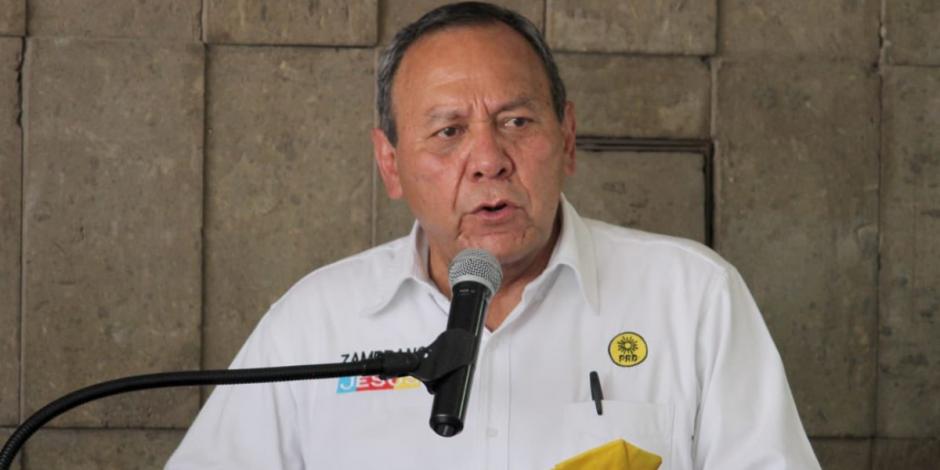 Jesús Zambrano, dirigente nacional del PRD..