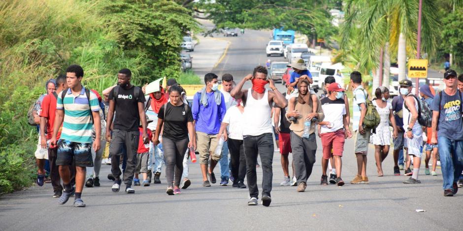 Migrantes marcharán este lunes desde el Parque Bicentenario en Tapachula, Chiapas rumbo a la Estación Migratoria Siglo XXI