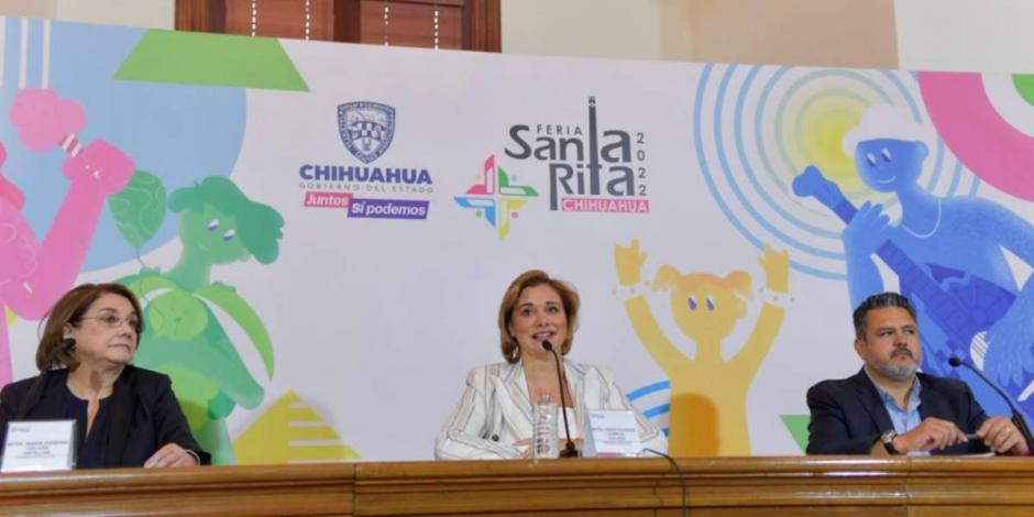 "La Feria de Santa Rita 2022 es tan nuestra como chihuahuenses”, declaró la gobernadora Maru Campos.