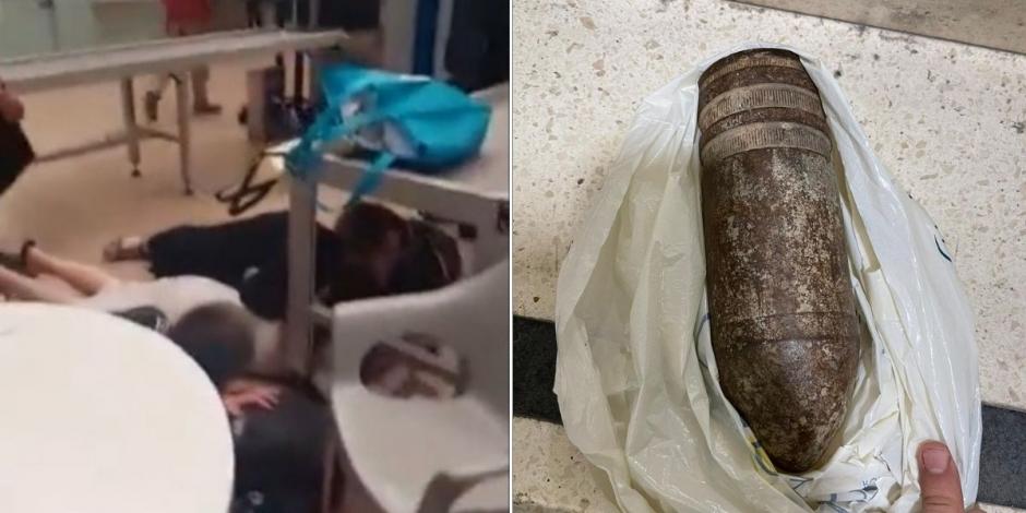 Familia estadounidense desata pánico en aeropuerto de Israel; llevaban una bomba como recuerdo.