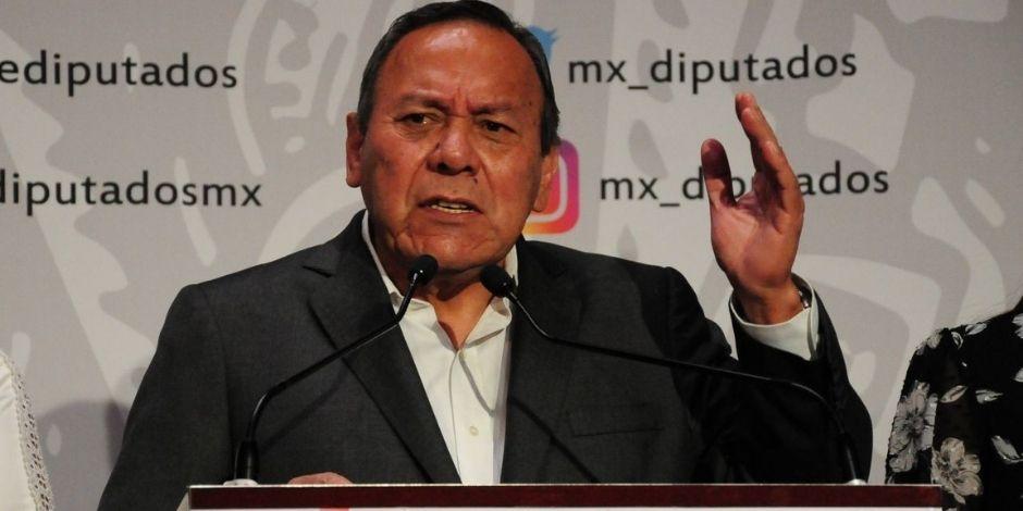 El dirigente nacional del PRD, Jesús Zambrano, señaló a Sheinbaum por violar la Constitución al apoyar al candidato de Morena en Hidalgo