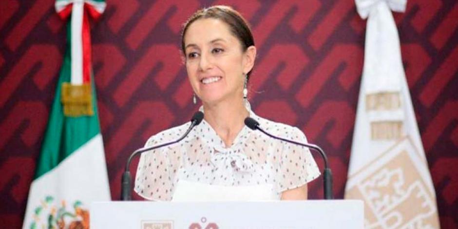 Claudia Sheinbaum, jefa de Gobierno de la Ciudad de México, en una conferencia de prensa el pasado 29 de abril