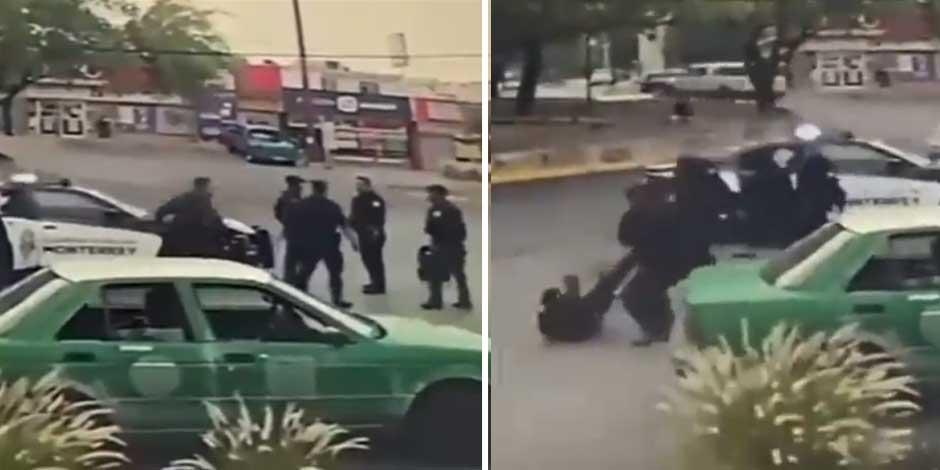Captan a policías de Monterrey en pelea campal; separan a cinco de sus funciones