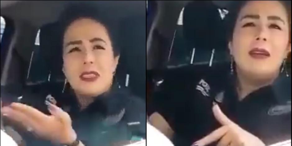 Nace “Lady FGR”: Mujer se niega a pagar tras choque. Foto: Especial