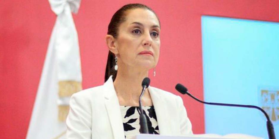 La Jefa de Gobierno de la Ciudad de México, Claudia Sheinbaum   