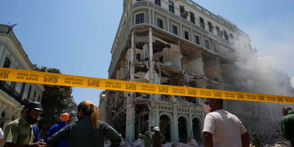 Este viernes se registró una explosión en el Hotel Saratoga en La Habana Vieja, Cuba