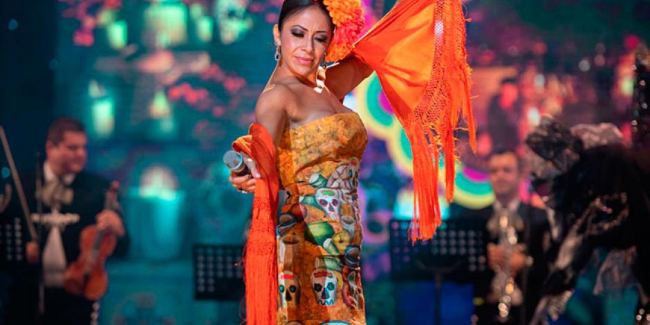 La cantante apodada como La rosa mexicana, en una foto de archivo.