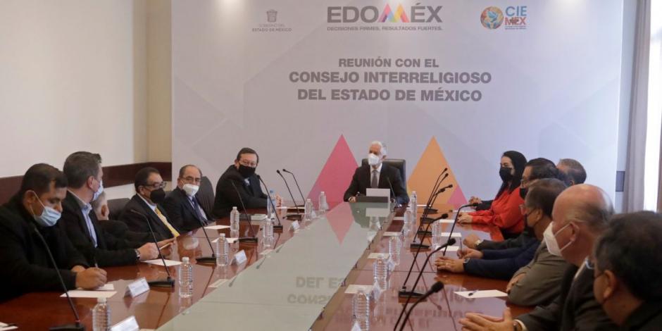 El gobernador Alfredo Del Mazo reconoció el interés de esta organización en participar a favor de generar la reflexión entre quienes toman las decisiones de la entidad.