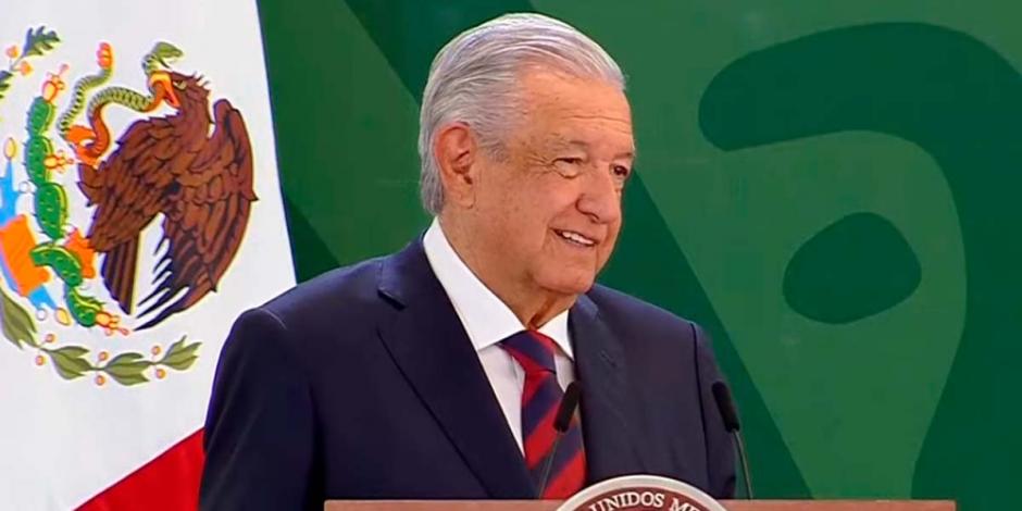 El Presidente López Obrador en su conferencia matutina desde Nuevo León