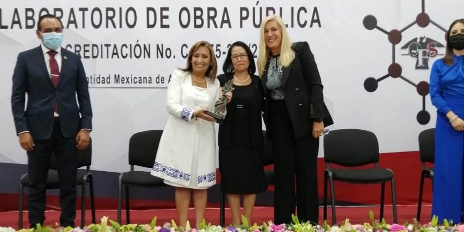 La directora de la EMA agregó que el estado de Tlaxcala cuenta con cuatro acreditaciones para laboratorios de ensayo.