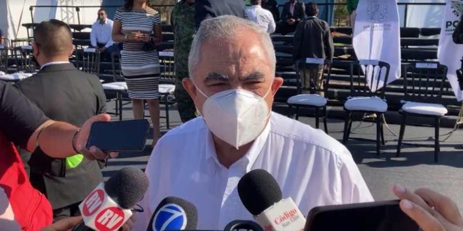 El secretario de Salud de San Luis Potosí, Daniel Acosta Díaz de León, informa que fue detectado un caso sospechoso de hepatitis aguda infantil.