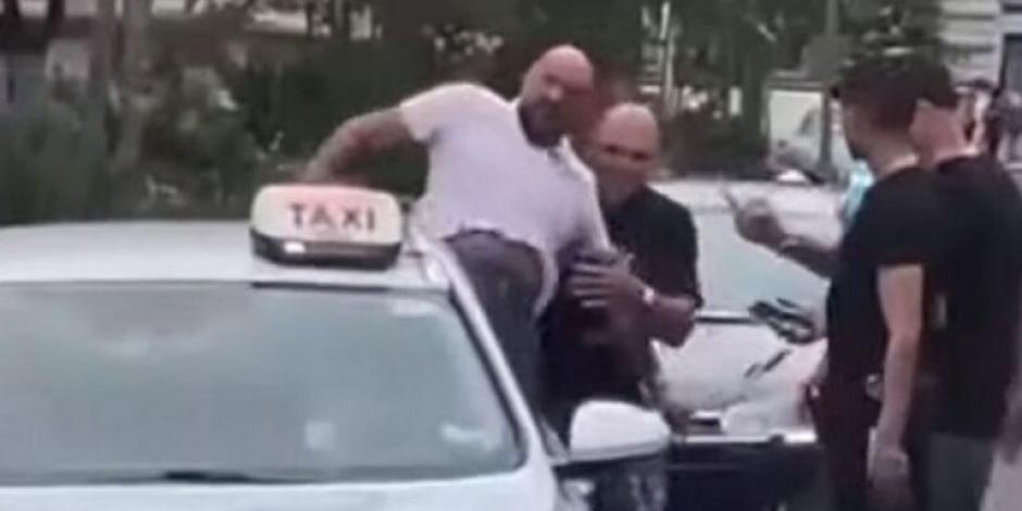 Tyson Fury, campeón mundial de boxeo, pateó un taxi en estado de ebriedad.