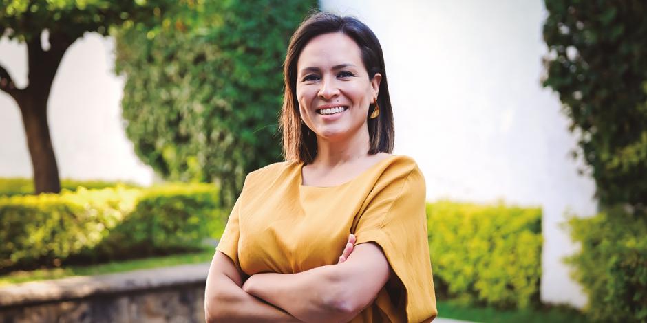 Vanessa Pérez, titular de Secturjal, en entrevista con  La Razón.