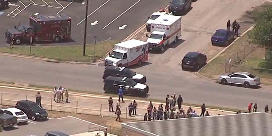 Esta tarde se reportó un tiroteo en una escuela primaria en Texas