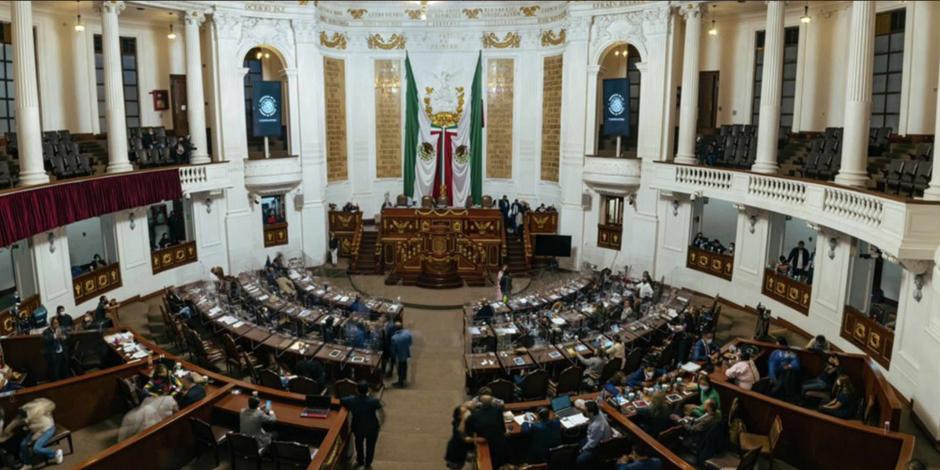Congreso de la Ciudad de México, en imagen de archivo.