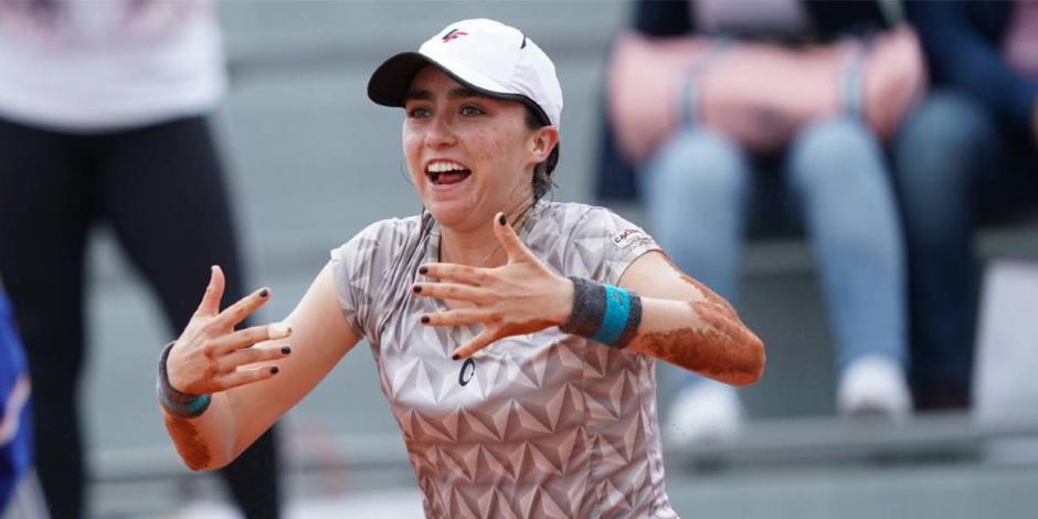 Fernanda Contreras se clasificó a la segunda ronda de Roland Garros.