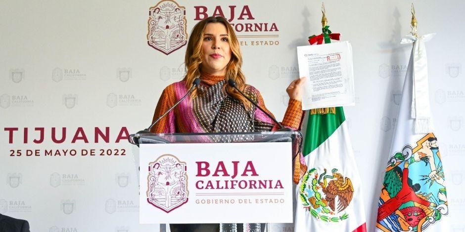 Marina del Pilar, gobernadora de Baja California.