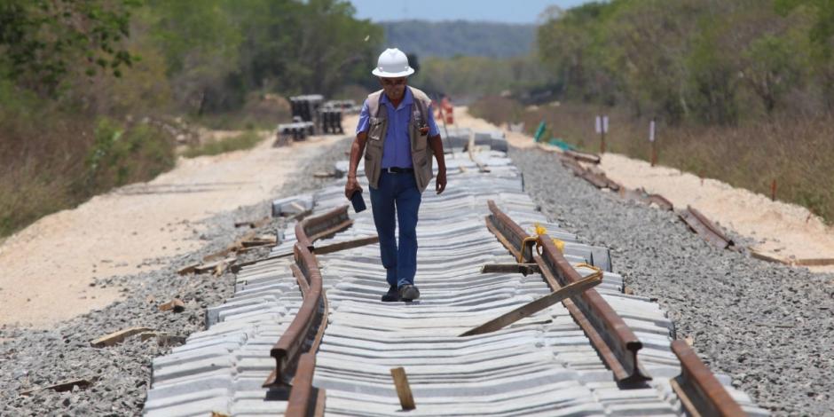 Trabajos en el sureste mexicano para la operación del Tren Maya..