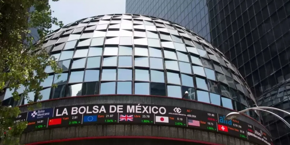 Bolsas y peso mexicano, con números rojos por baja en nota de EU