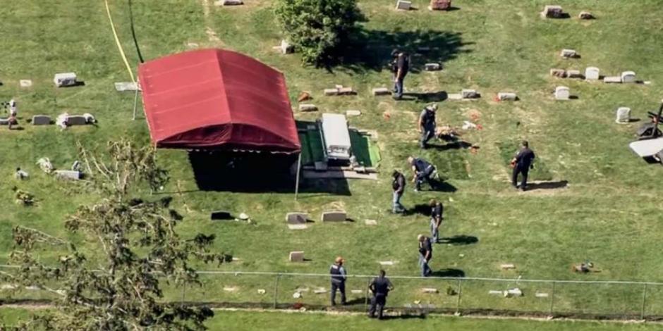 Un nuevo tiroteo se registró en Estados Unidos, ahora en un cementerio de Wisconsin