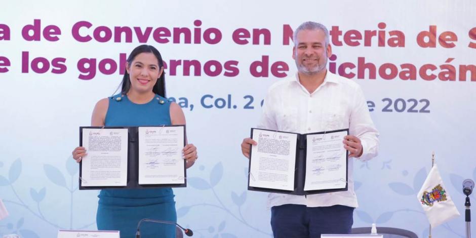 Colima y Michoacán acuerdan colaborar en materia de seguridad y desarrollo económico.