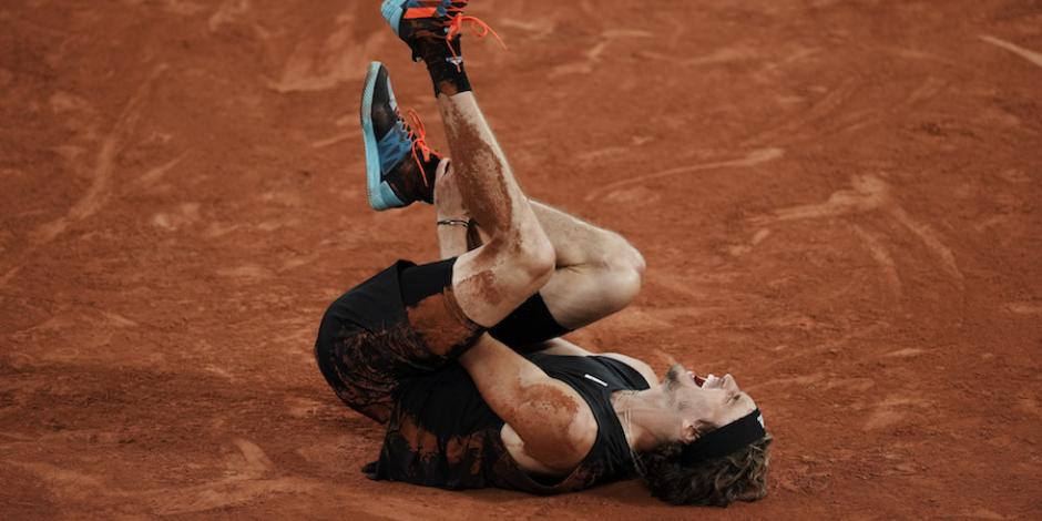 El tenista alemán se queja después de su lesión la semana pasada.
