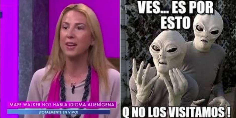 Mujer que "habla" idioma extraterrestre asiste a Venga La Alegría y desata  los memes (VIDEO)
