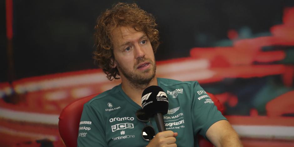 El piloto alemán Sebastian Vettel en una conferencia de prensa previa al Gran Premio de Mónaco de F1, el pasado 27 de mayo.