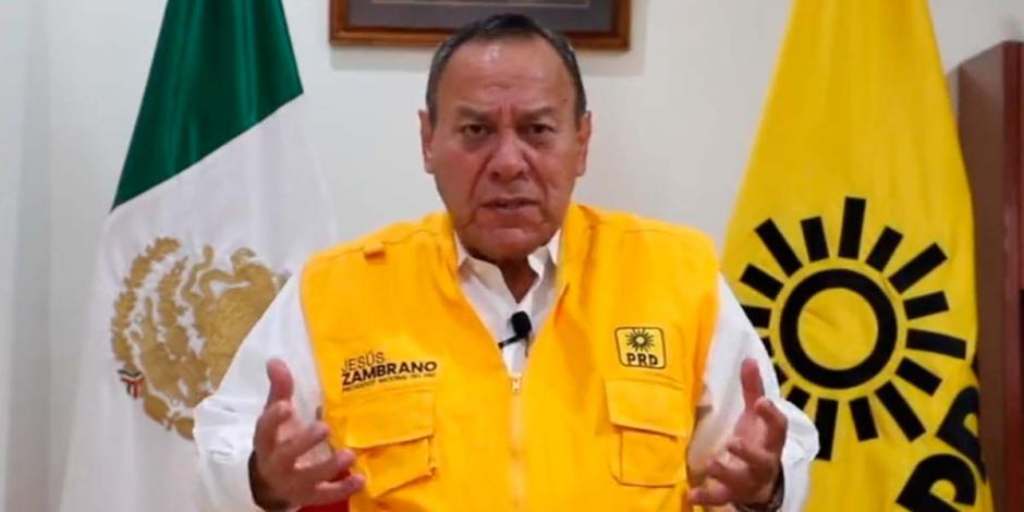  El dirigente nacional del PRD Jesús Zambrano Grijalva.