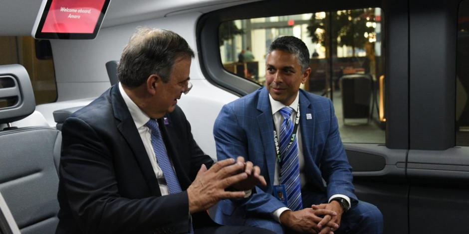Marcelo Ebrard s.e reúne con presidente de General Motors.