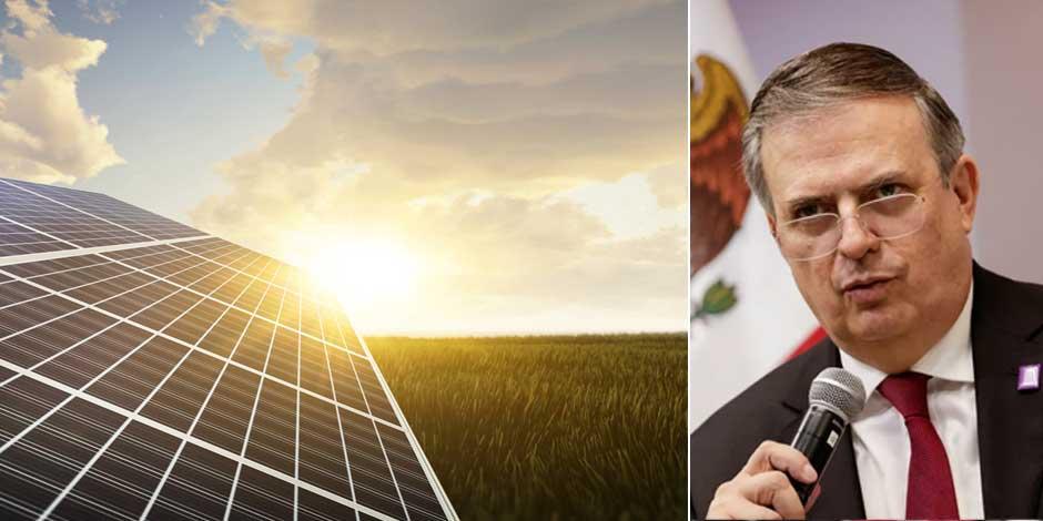 México incrementará generación de energía solar a través de CFE: Marcelo Ebrard
