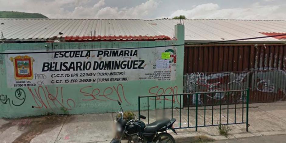 Estudiantes de la escuela primaria Belisario Domínguez en Valle de Chalco resultaron intoxicados con marihuana