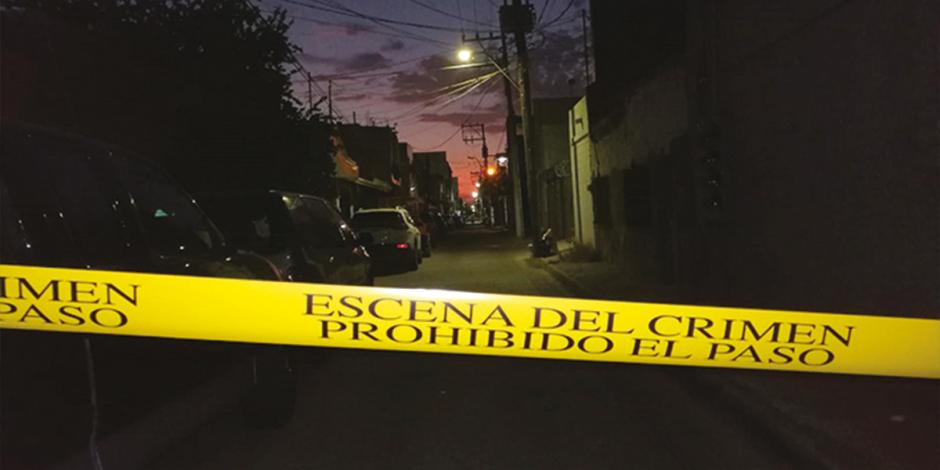 El lugar en donde fue hallado el cuerpo fue debidamente resguardado por la Fiscalía de Justicia de Sinaloa.