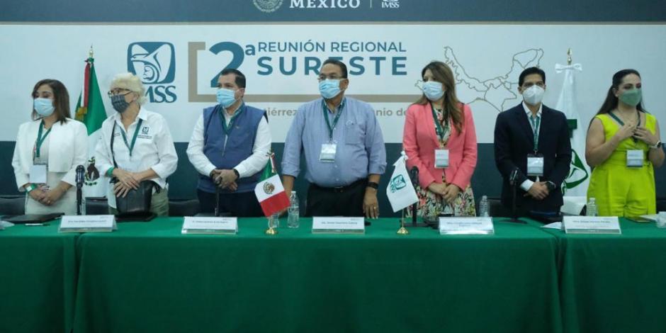 En Chiapas IMSS realiza Segunda Reunión Regional Sur-Sureste para definir acciones que fortalezcan trabajo del Instituto en último semestre del año