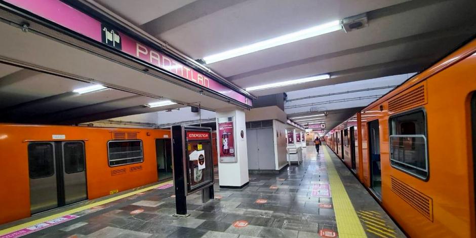 Estación Pantitlán de la Línea 1 del Metro.