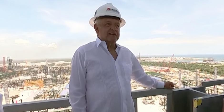 Andrés Manuel López Obrador informó desde Tabasco.