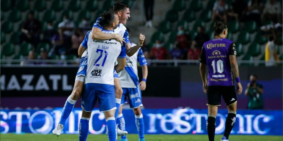 El Puebla debutó en el Torneo Apertura 2022 con una goleada como visitante sobre el Mazatlán FC.